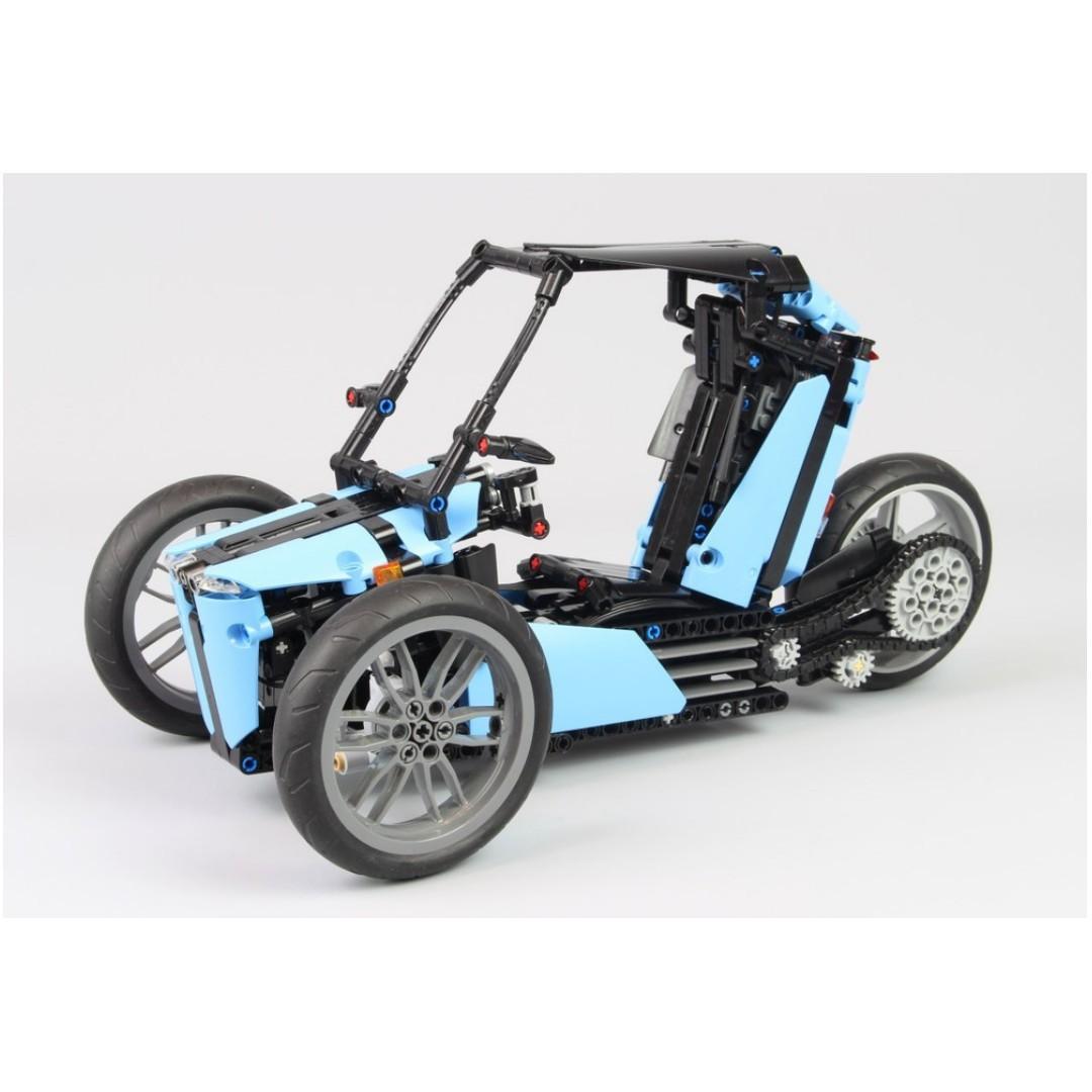 Leaning Tricycle MOC 12718 by Nico71 LEGO based Technic Creation