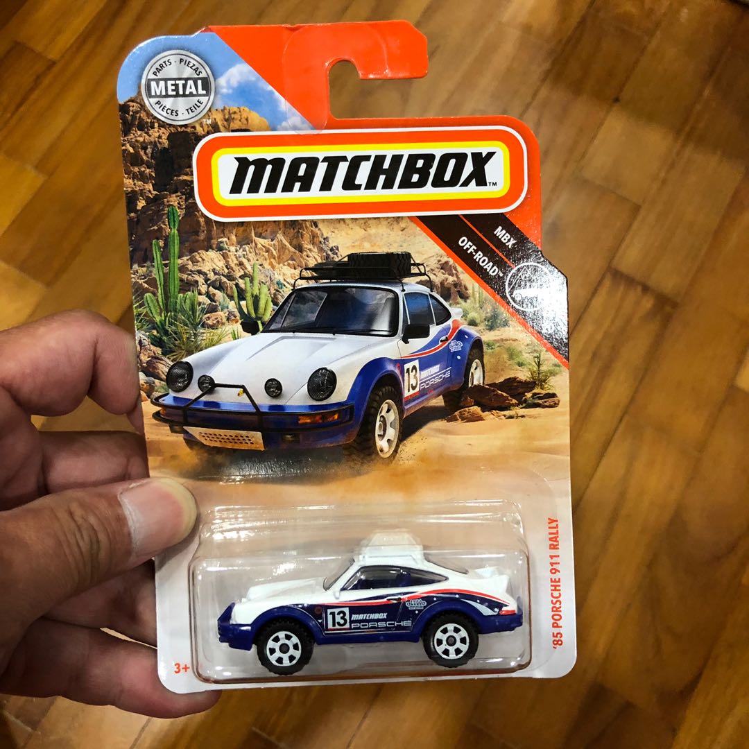 porsche 911 rally matchbox