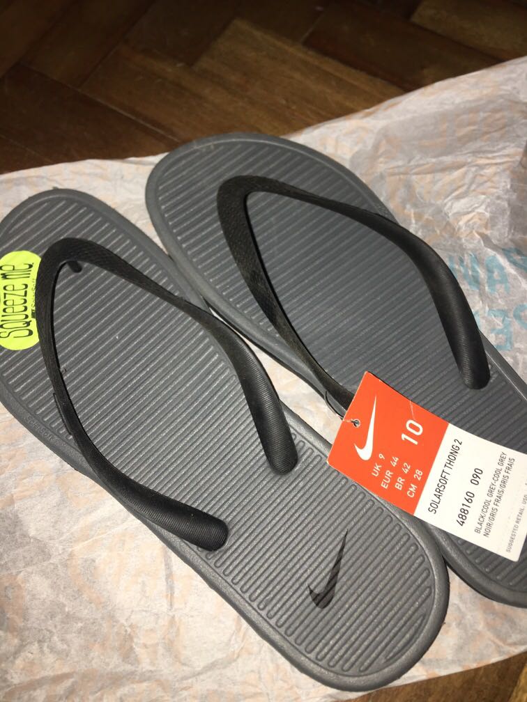 nike slippers size