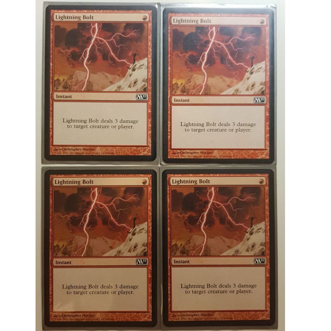 MTG M11 Lightning Bolt (Playset), Hobbies & Toys, Toys & Games on Carousell