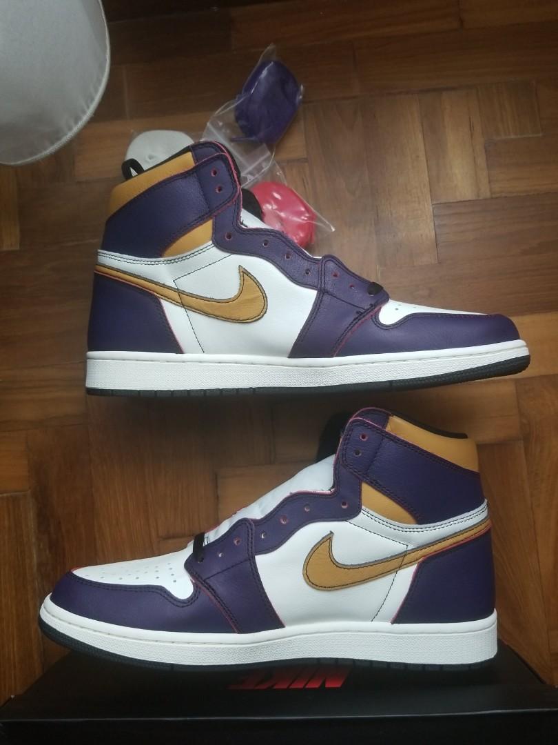 Nike Air Jordan 1 SB Defiant LA to Chi Lakers size 12 US new