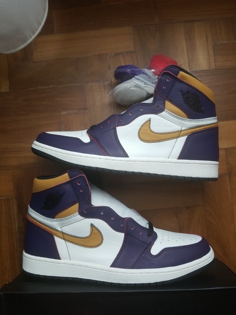 Nike Air Jordan 1 SB Defiant LA to Chi Lakers size 12 US new