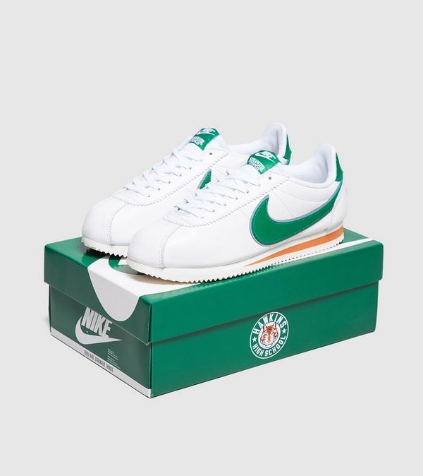 Nike classic cortez stranger things - white/pine green store