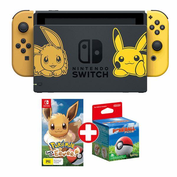 nintendo switch console with pokemon