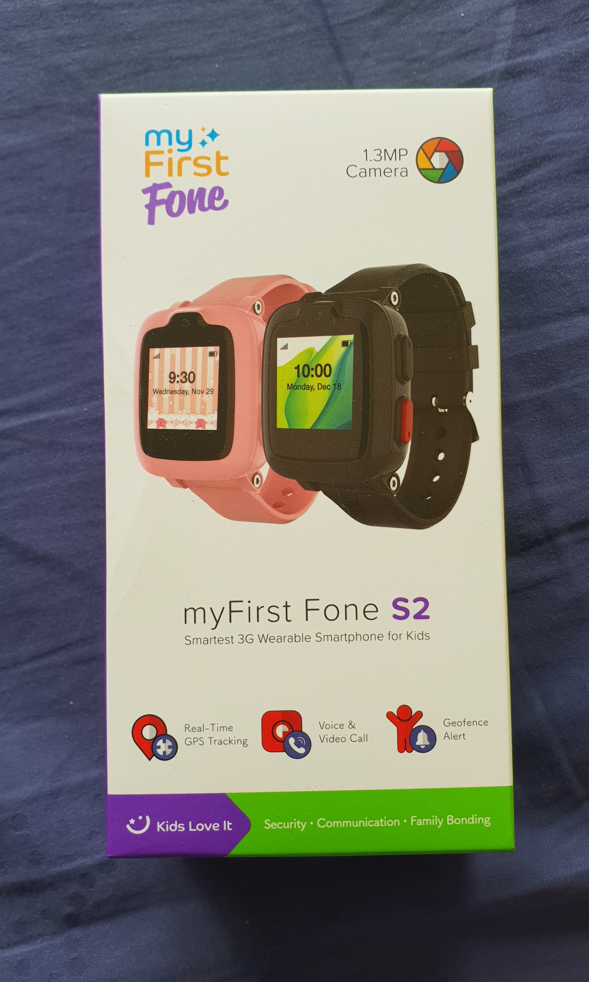 Oaxis My First Fone S2 Black colour Mobile Phones Gadgets