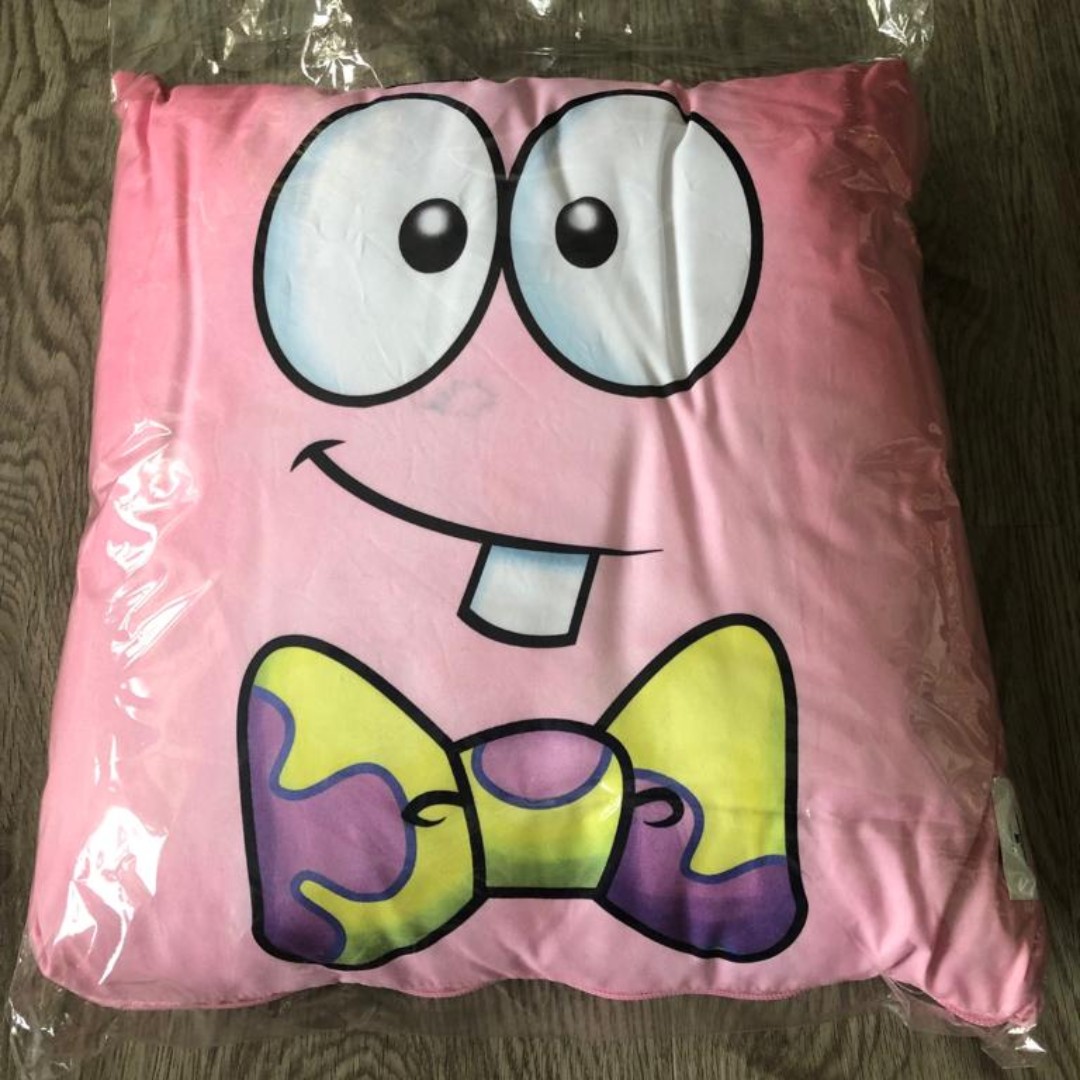 Patrick Star Plush Pillow Toys Games Stuffed Toys On Carousell