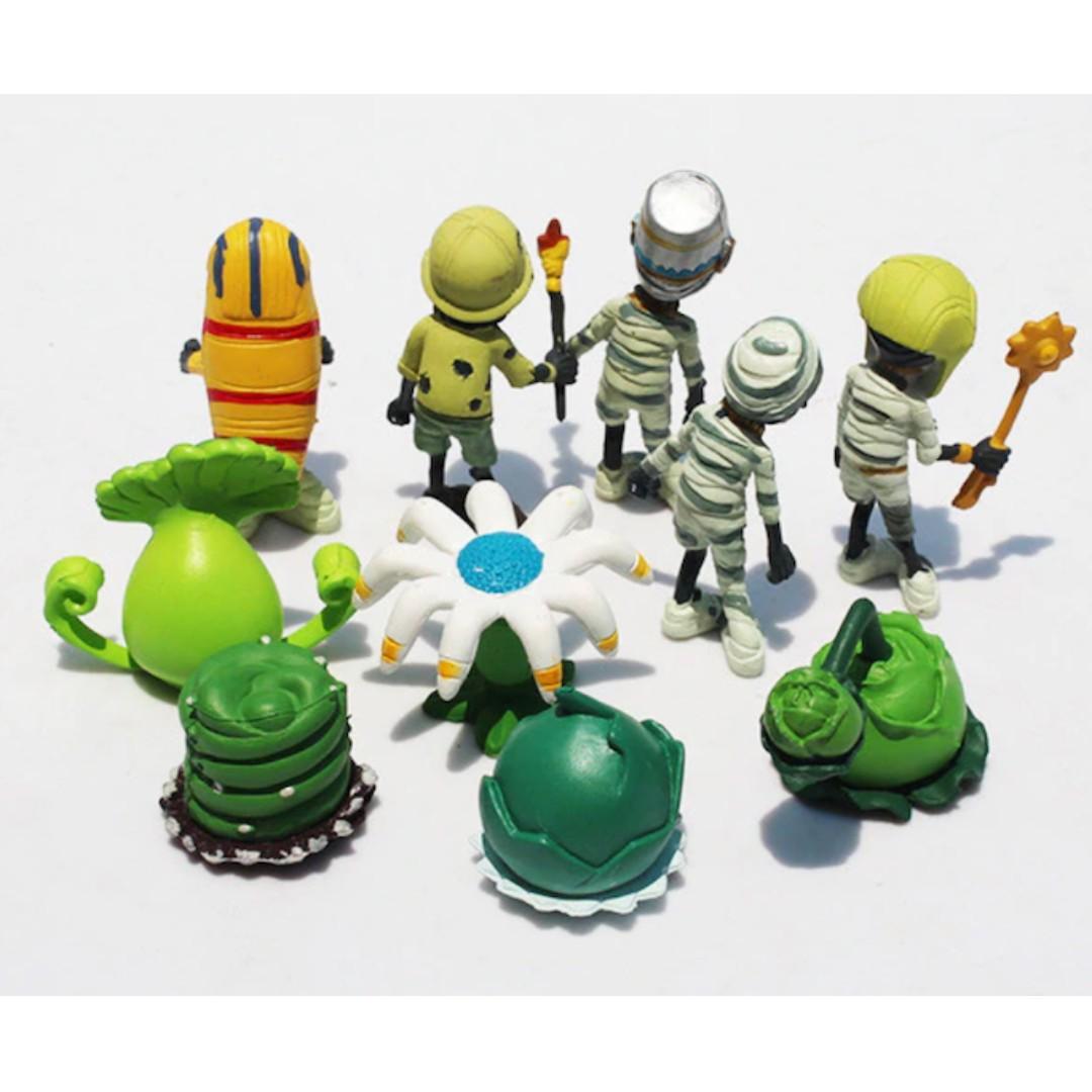 Plant VS Zombie Cabbage Pult Bucket Zombie PVC Dolls Figure Model Toys ...