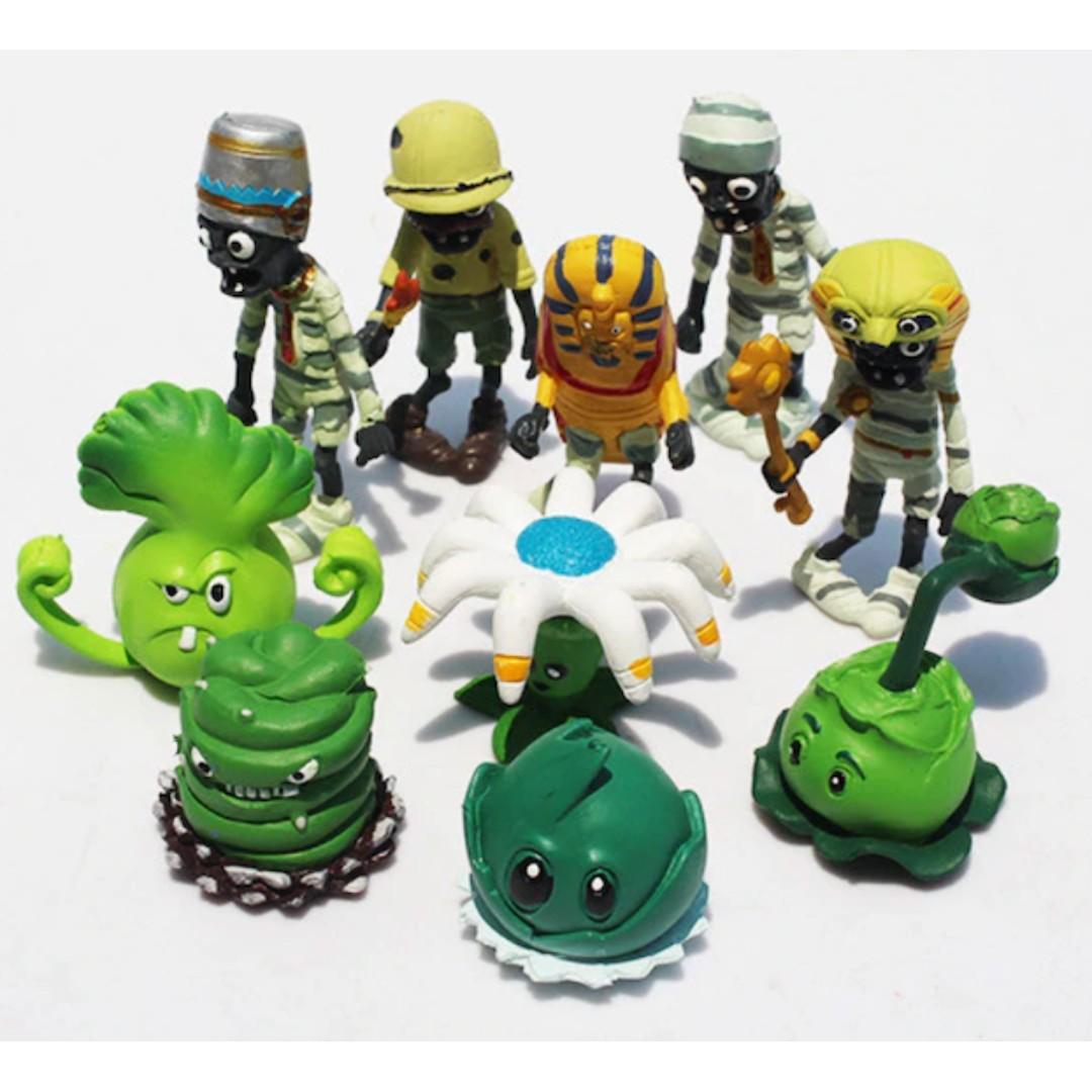 Plant VS Zombie Cabbage Pult Bucket Zombie PVC Dolls Figure Model Toys ...