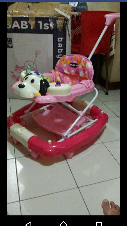 push walker for baby girl