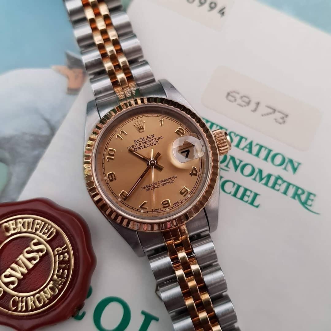 ROLEX DATEJUST LADIES REFF 69173 S SERIES