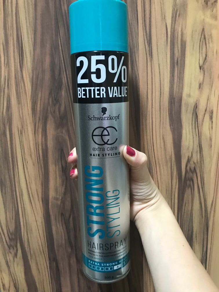 Schwarzkopf Hairspray, Beauty & Personal Care, Hair On Carousell