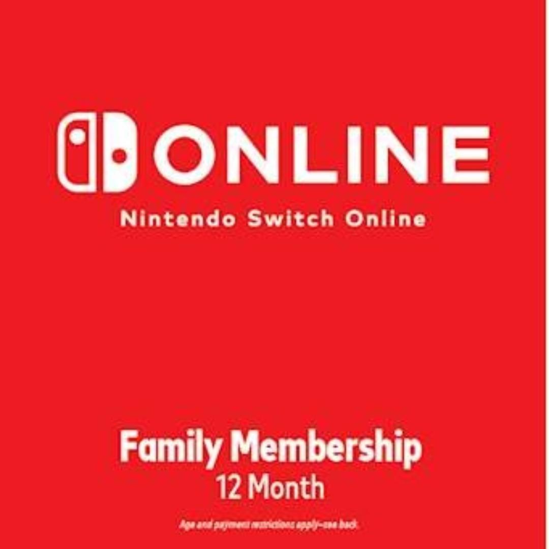 family sharing on nintendo switch