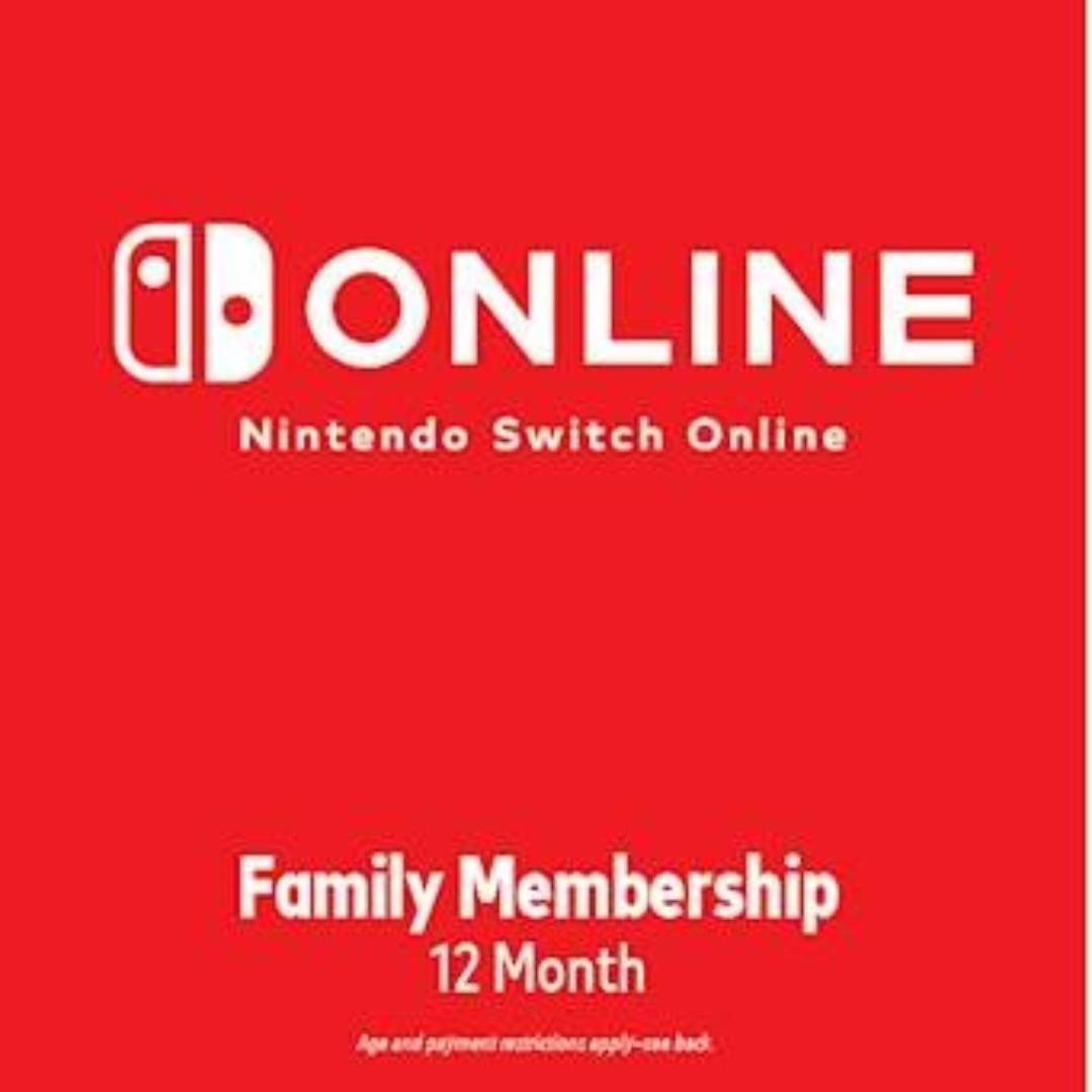 Nintendo online family game sharing deals