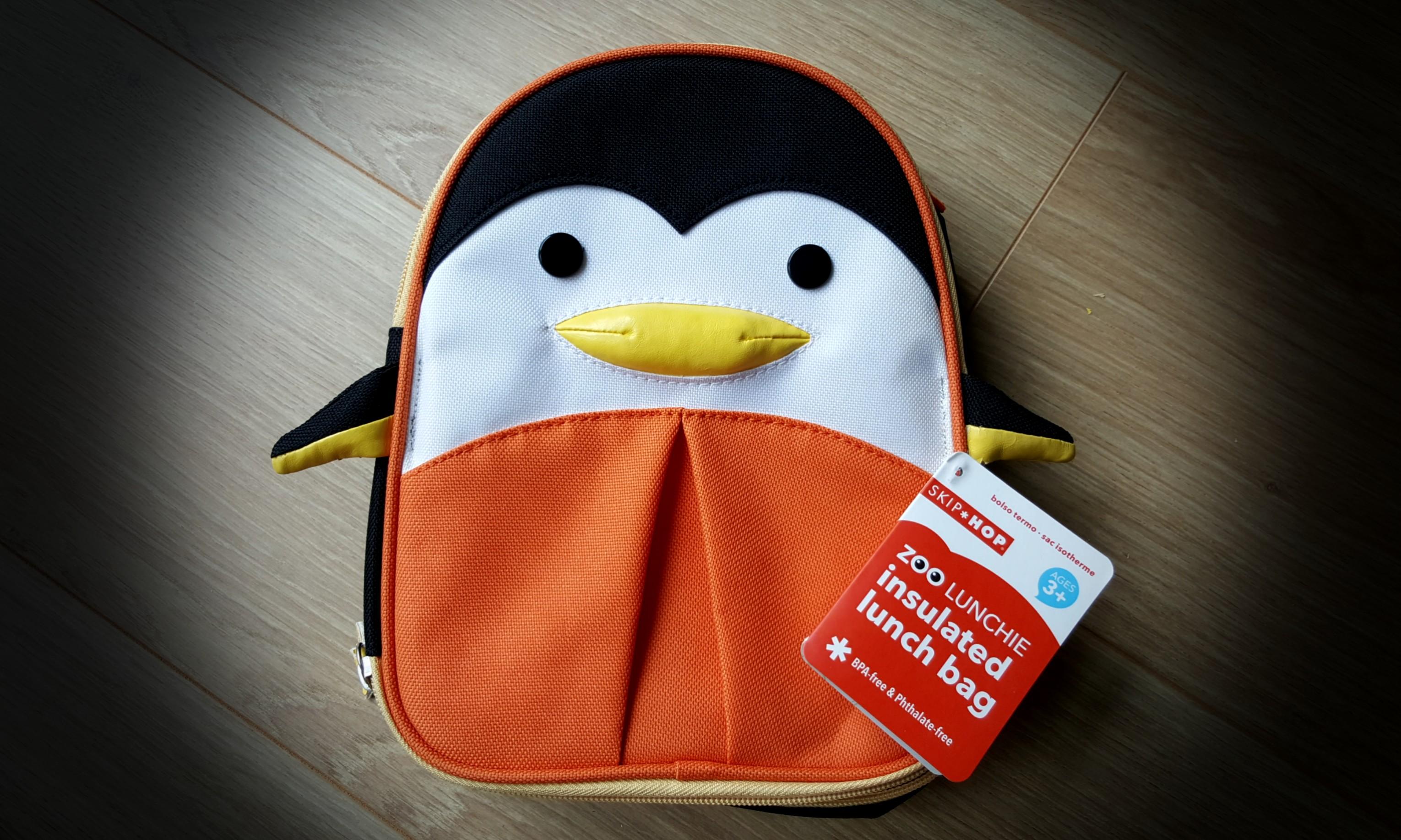 skip hop penguin lunch bag