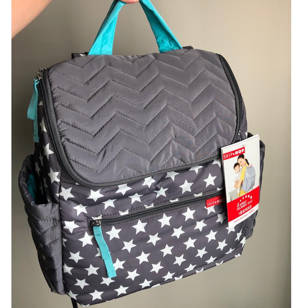 skip hop teal diaper bag