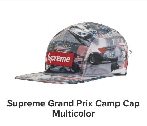 Supreme SS19 Grand Prix Camp Cap Multicolor Men s Fashion Watches Accessories Caps Hats on Carousell