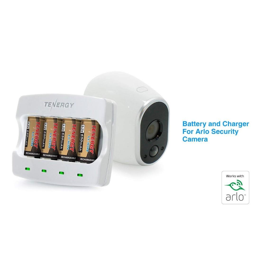 Tenergy 3.7V Arlo Battery Charger for Arlo Wireless Security