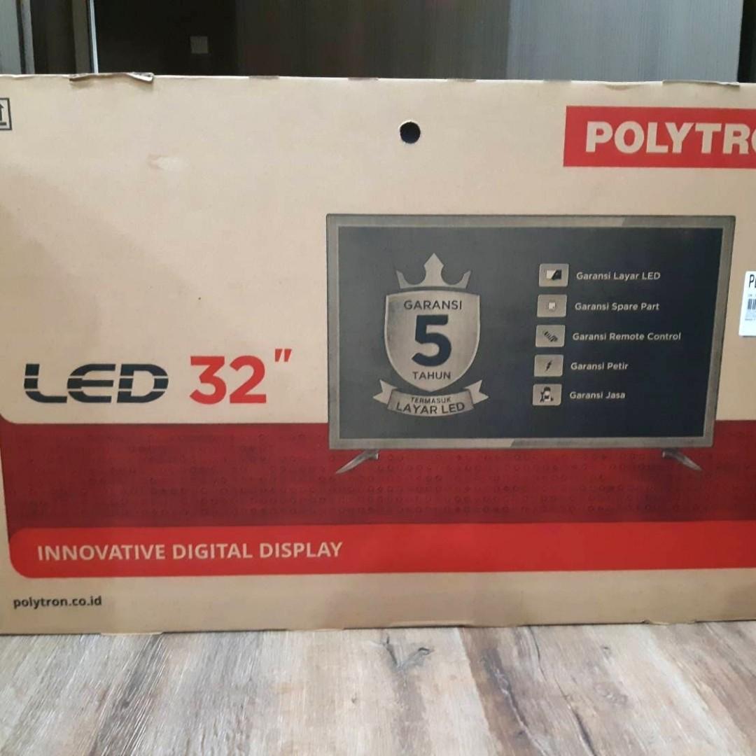 Tv Led Polytron 32 Pld32d7520 Elektronik Tv Perlengkapan Hiburan Di Carousell