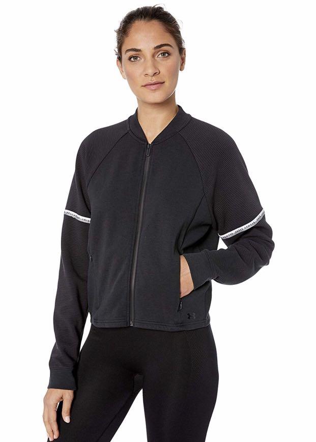 ua unstoppable double knit bomber