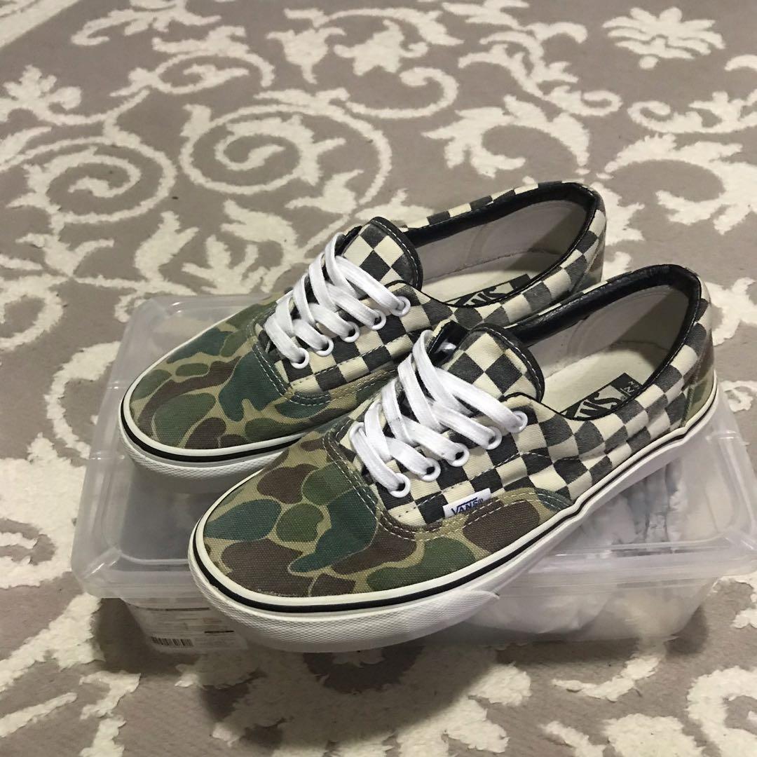 Camo and checkered on sale vans