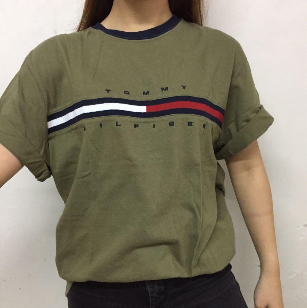 t shirt oversize tommy hilfiger
