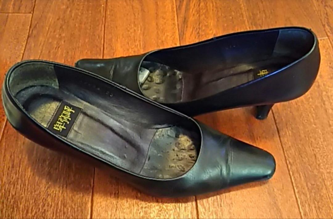 well worn cabin crew shoes