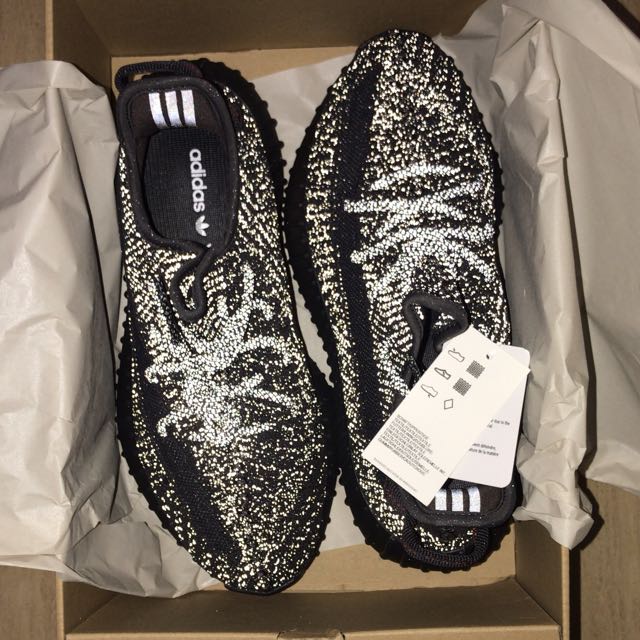 Vind yeezy 350 static black op