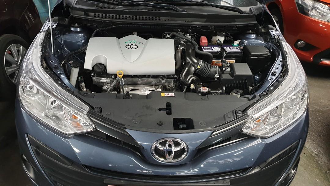 Grayish blue toyota