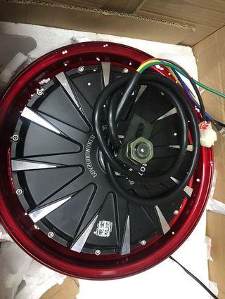 Brand new QS motor 2000w 12in + tires 120-70/12