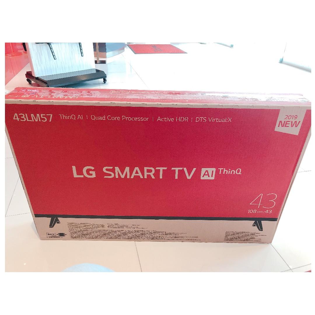 43 Lg Smart Tv Ai Thinq 43lm57 Bnib Home Appliances Tvs Entertainment Systems On Carousell