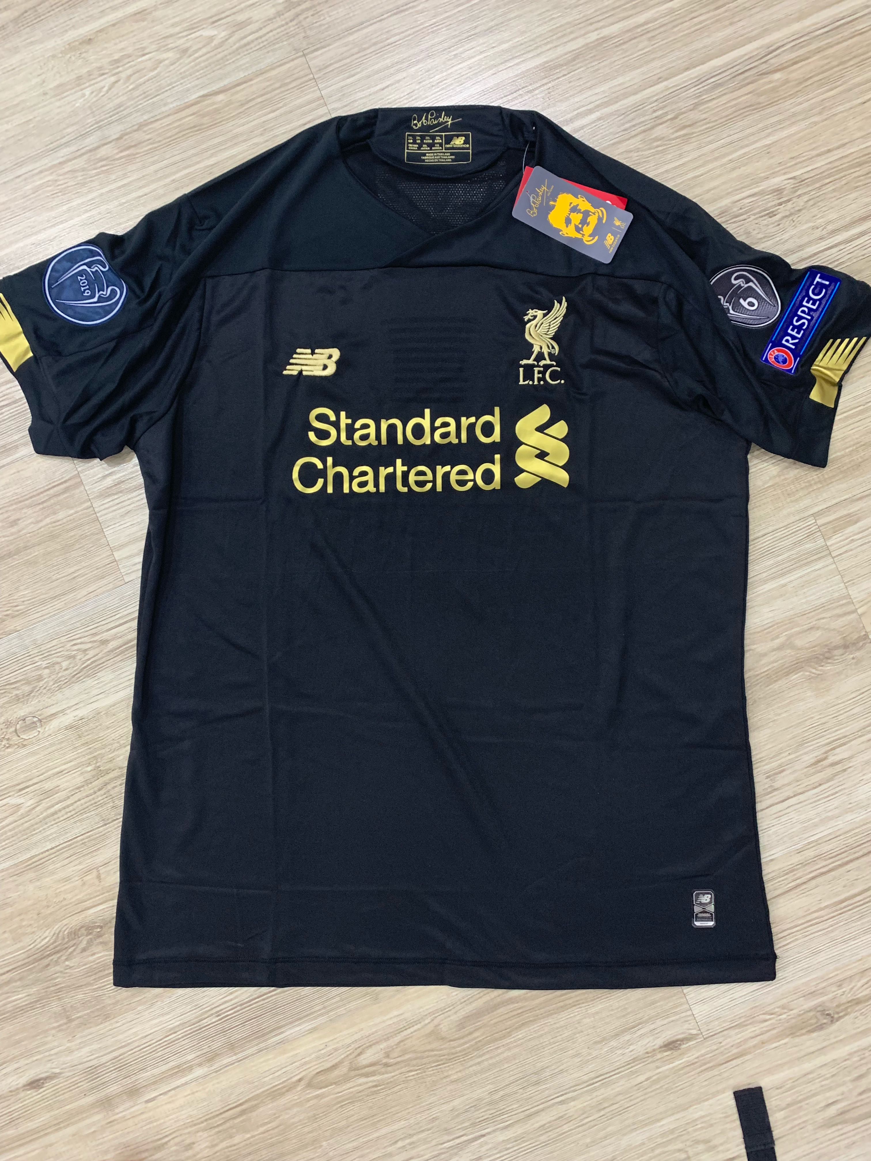 liverpool black goalkeeper kit