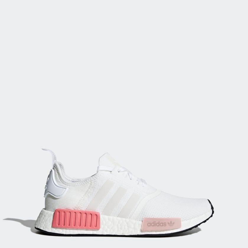 kit stakåndet foder ADIDAS NMD R1 CLOUD WHITE / ICY PINK, Women's Fashion, Footwear, Sneakers  on Carousell