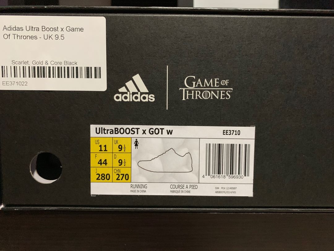 Adidas x GOT Lannister Men s Fashion Footwear Sneakers on Carousell