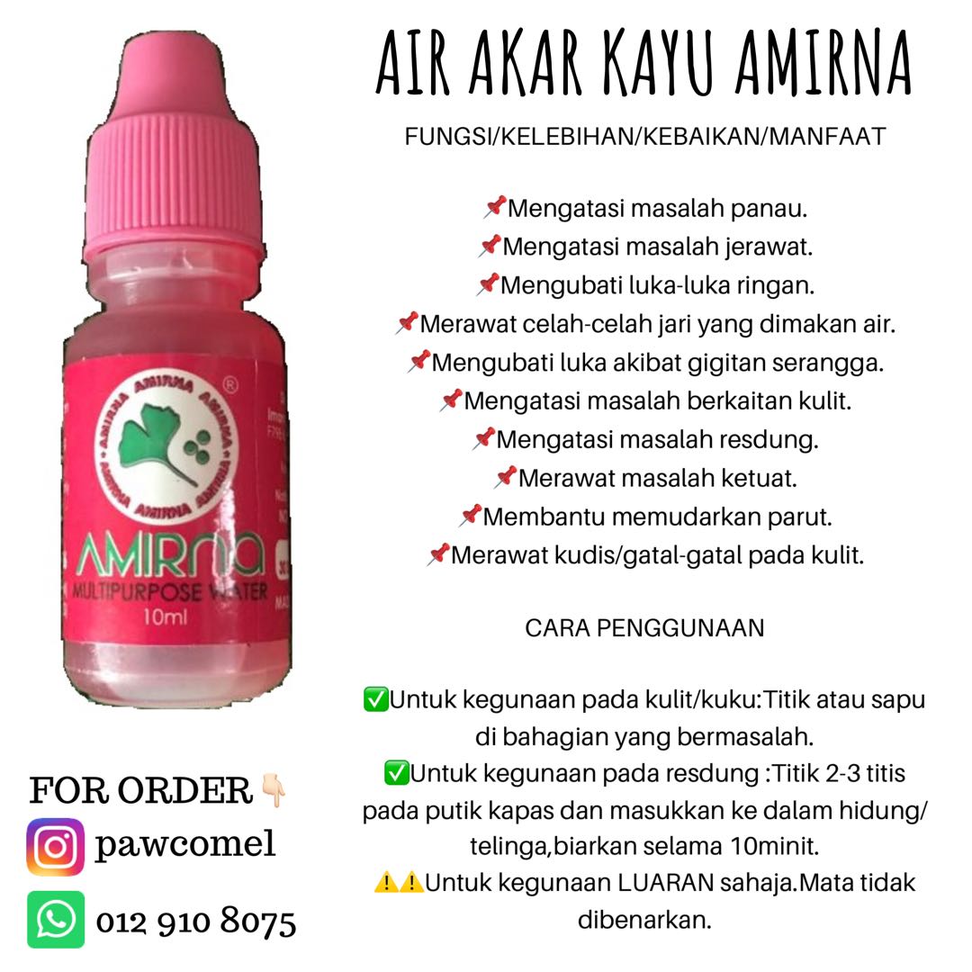Air Akar Kayu Amirna Health Beauty Perfumes Nail Care Others On Carousell