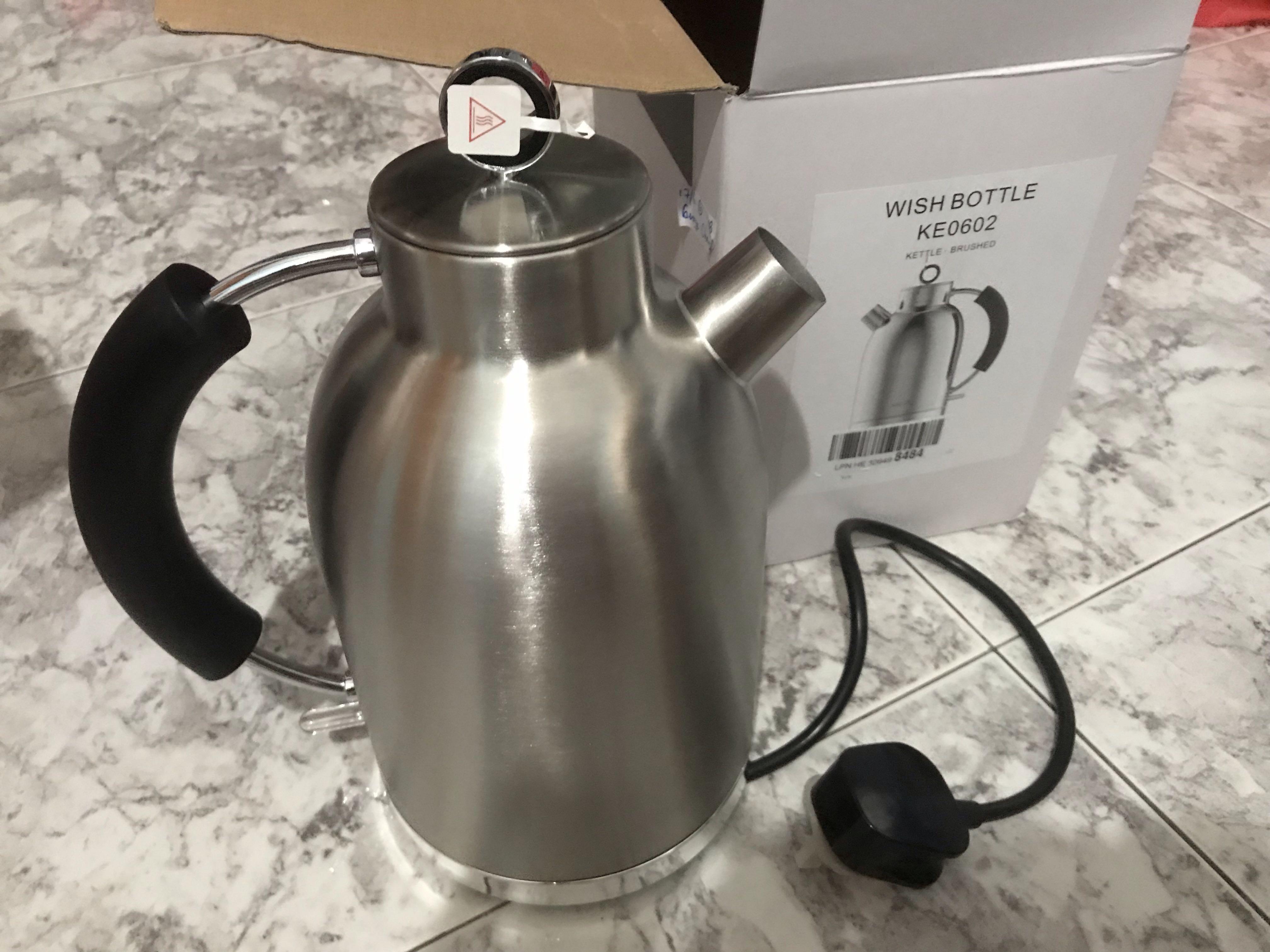 Electric Kettle, ASCOT Stainless Steel Electric Tea Kettle, 1.7QT, 1500W