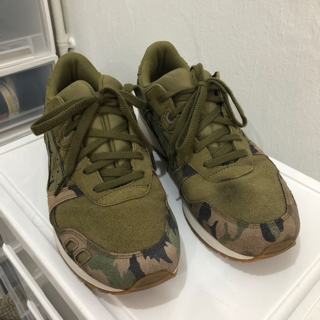 asics camouflage shoes