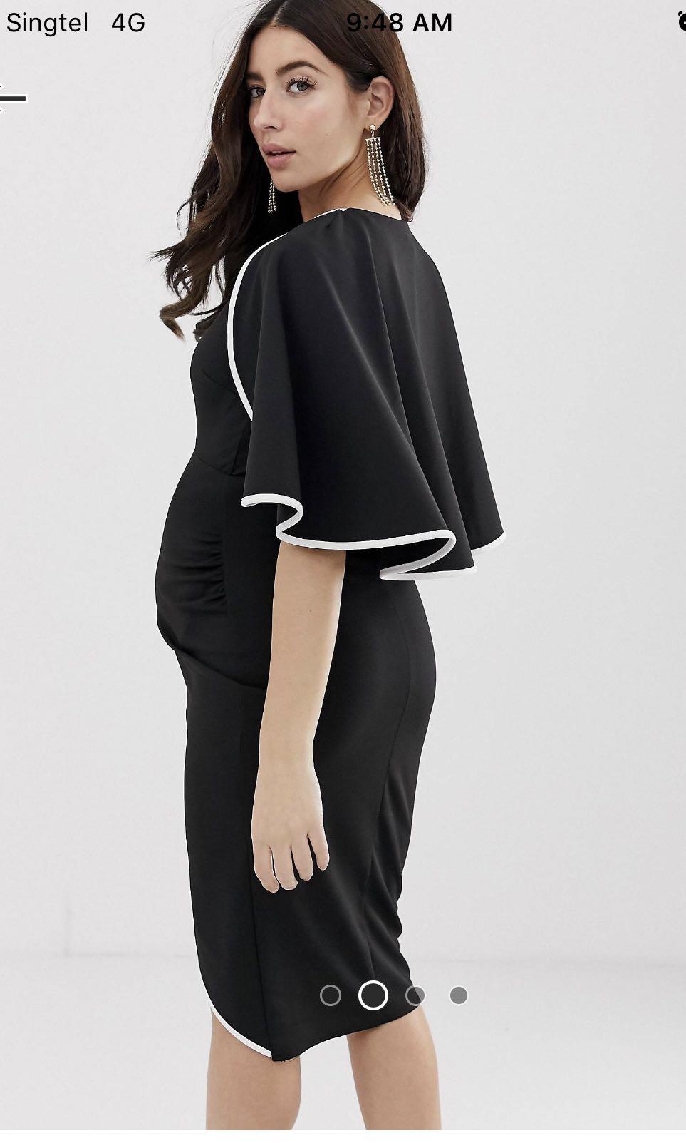 Asos maternity cape dress online