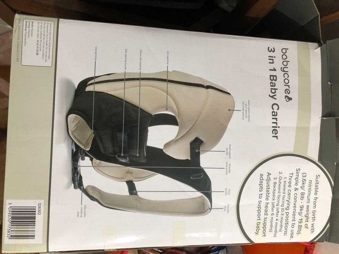 Babycore 3 in 1 shop baby carrier