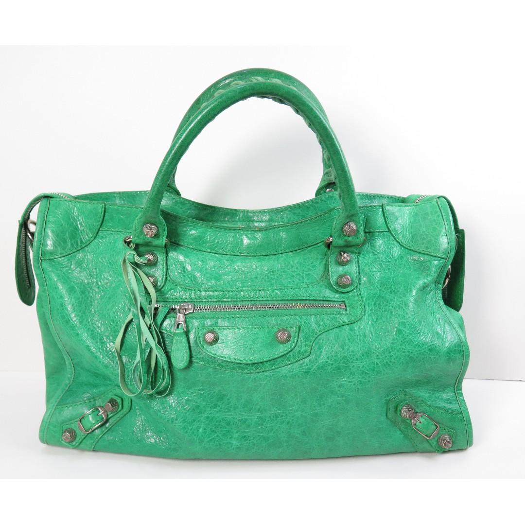Balenciaga Giant 12 City Green Bag 281770, Luxury, Bags & Wallets on ...