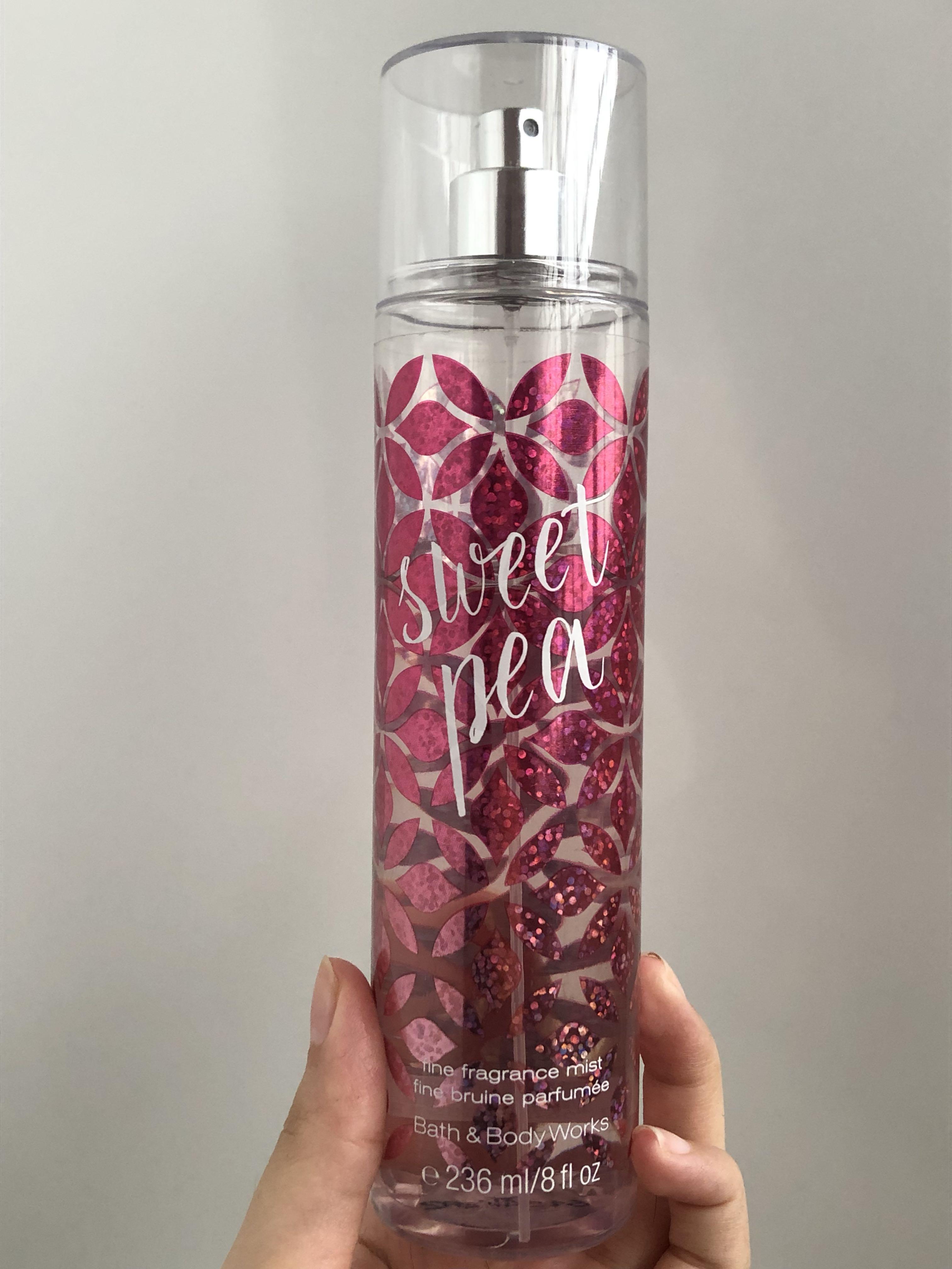 sweet pea body mist bath and body works