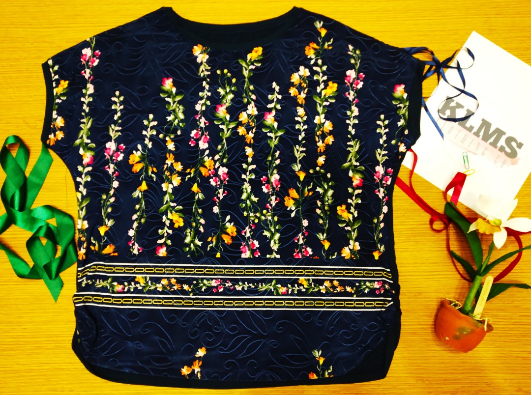 Big Size Combi Blouse Navy Blue With Small Flowers Design Women S Fashion Clothes Tops On Carousell It may be the case that a plant needs more space for either way, we've found some reasonably priced and stylish flower pots for rustic or minimalist designs, in both large and small sizes. big size combi blouse navy blue with small flowers design