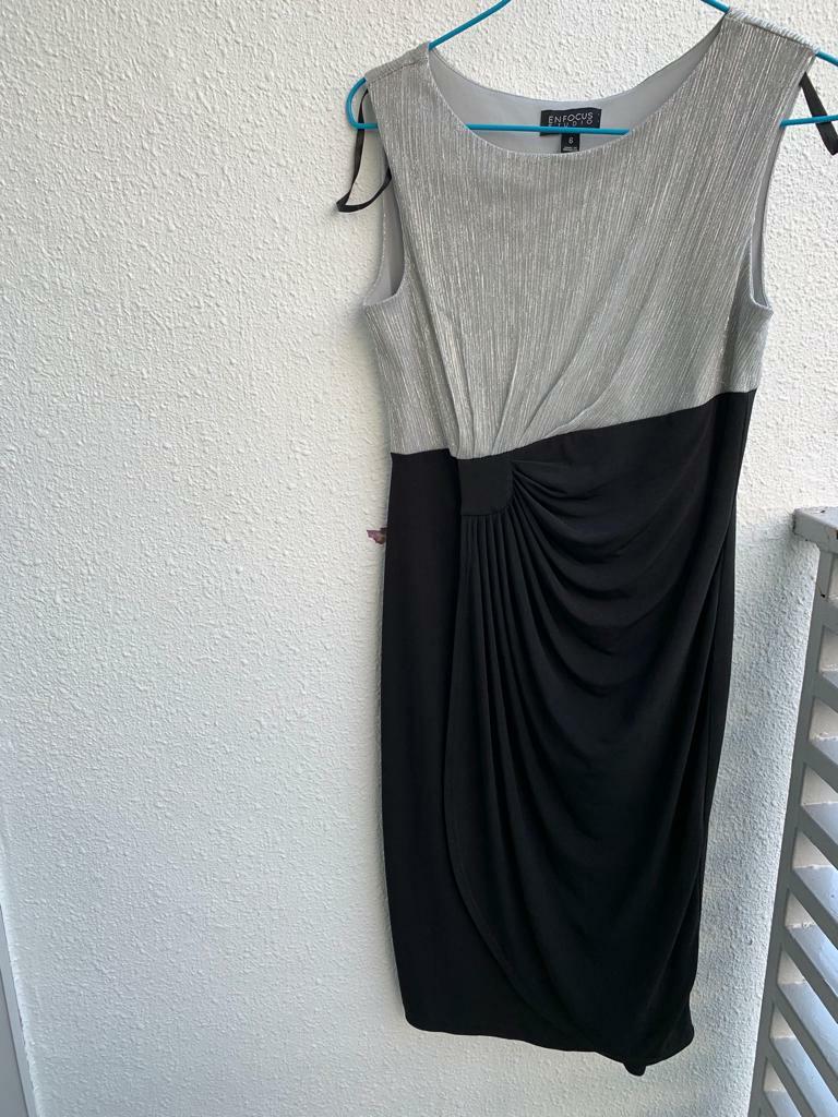 Black And Silver Party Dress Women S Fashion Clothes Dresses