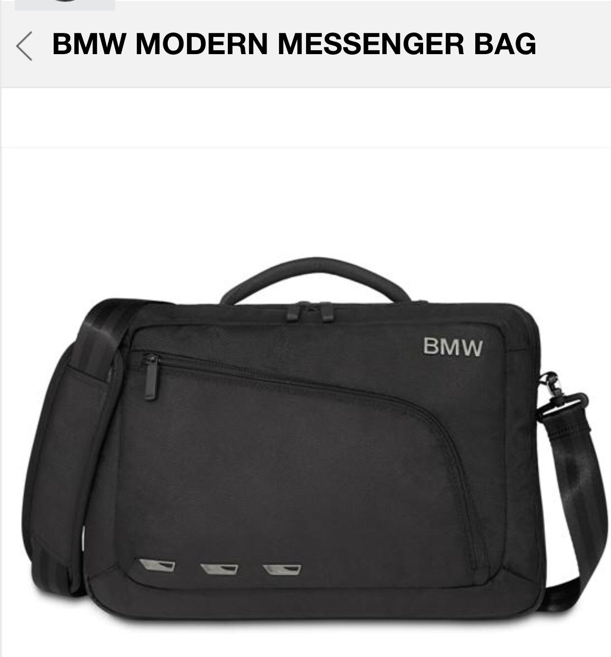 bmw messenger bag