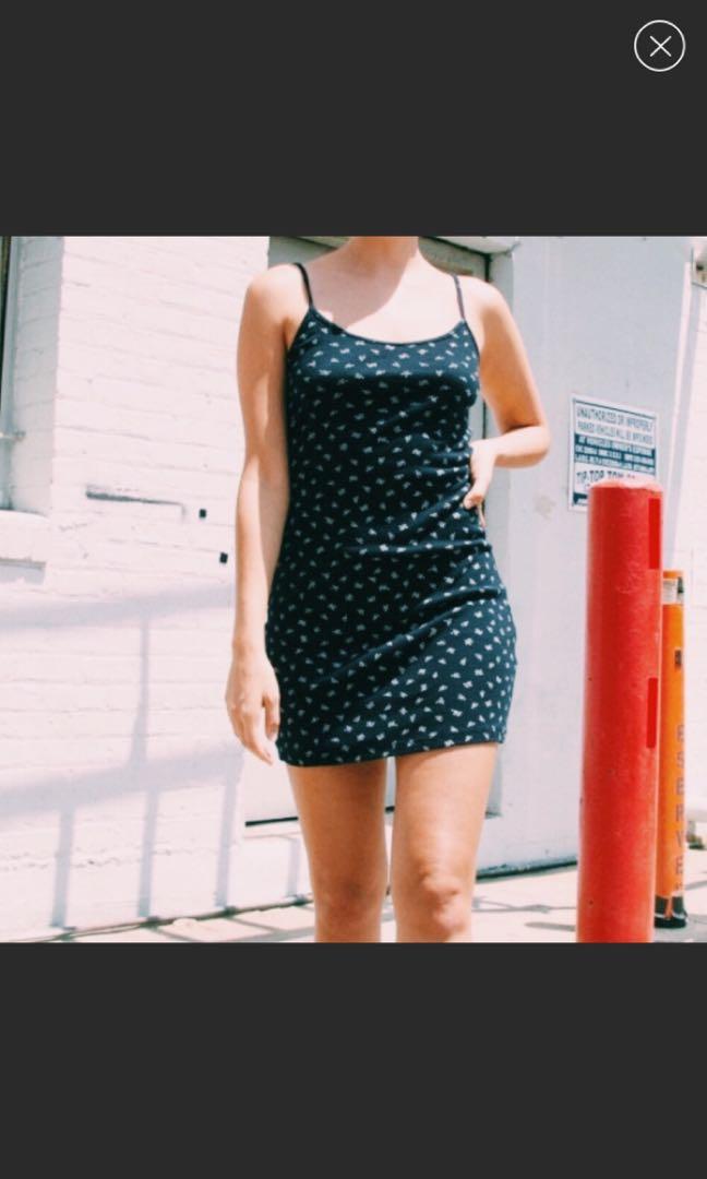 brandy melville black kyran dress