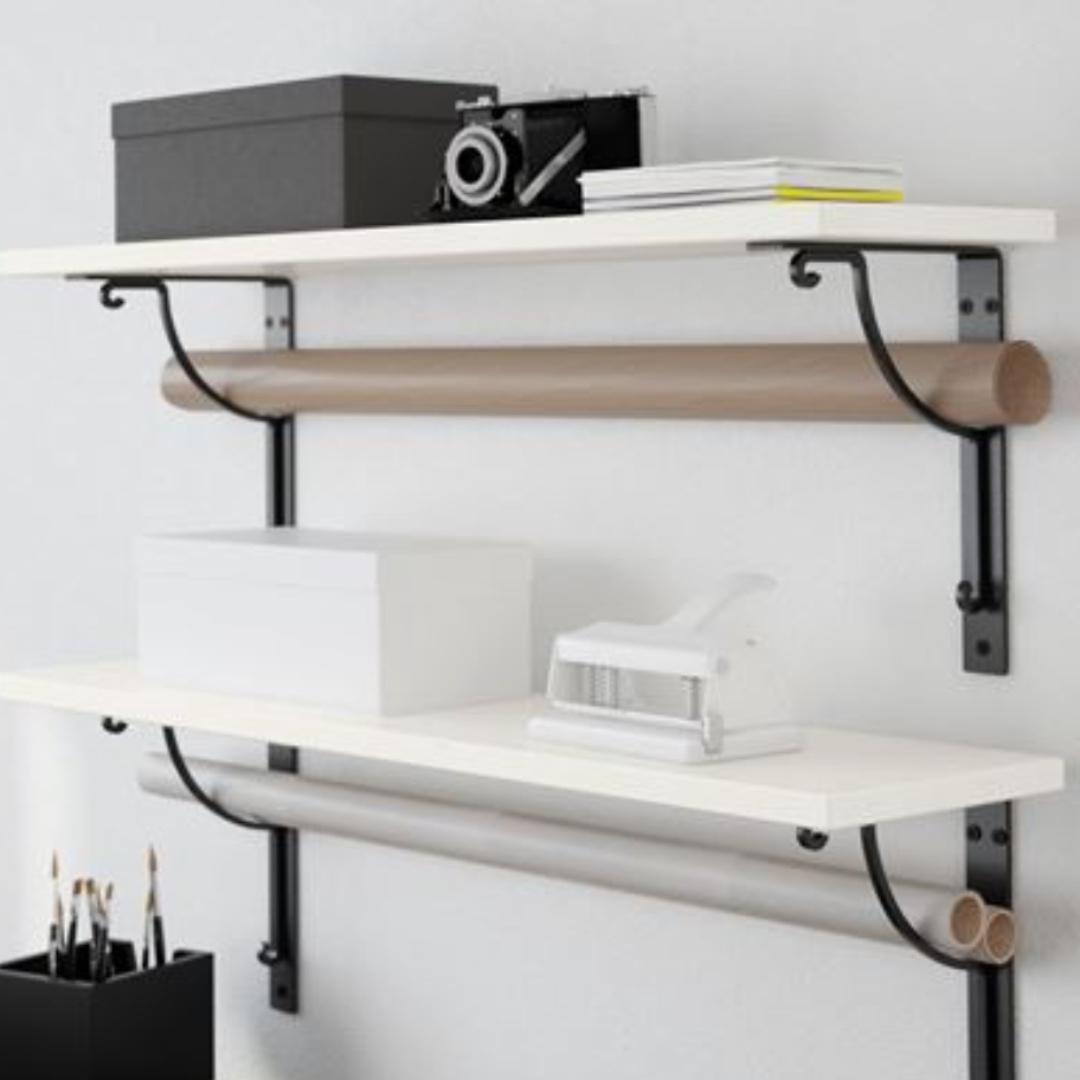 Bnib Ikea Ekby Hemnes 79x19cm X2 Furniture Shelves Drawers On Carousell