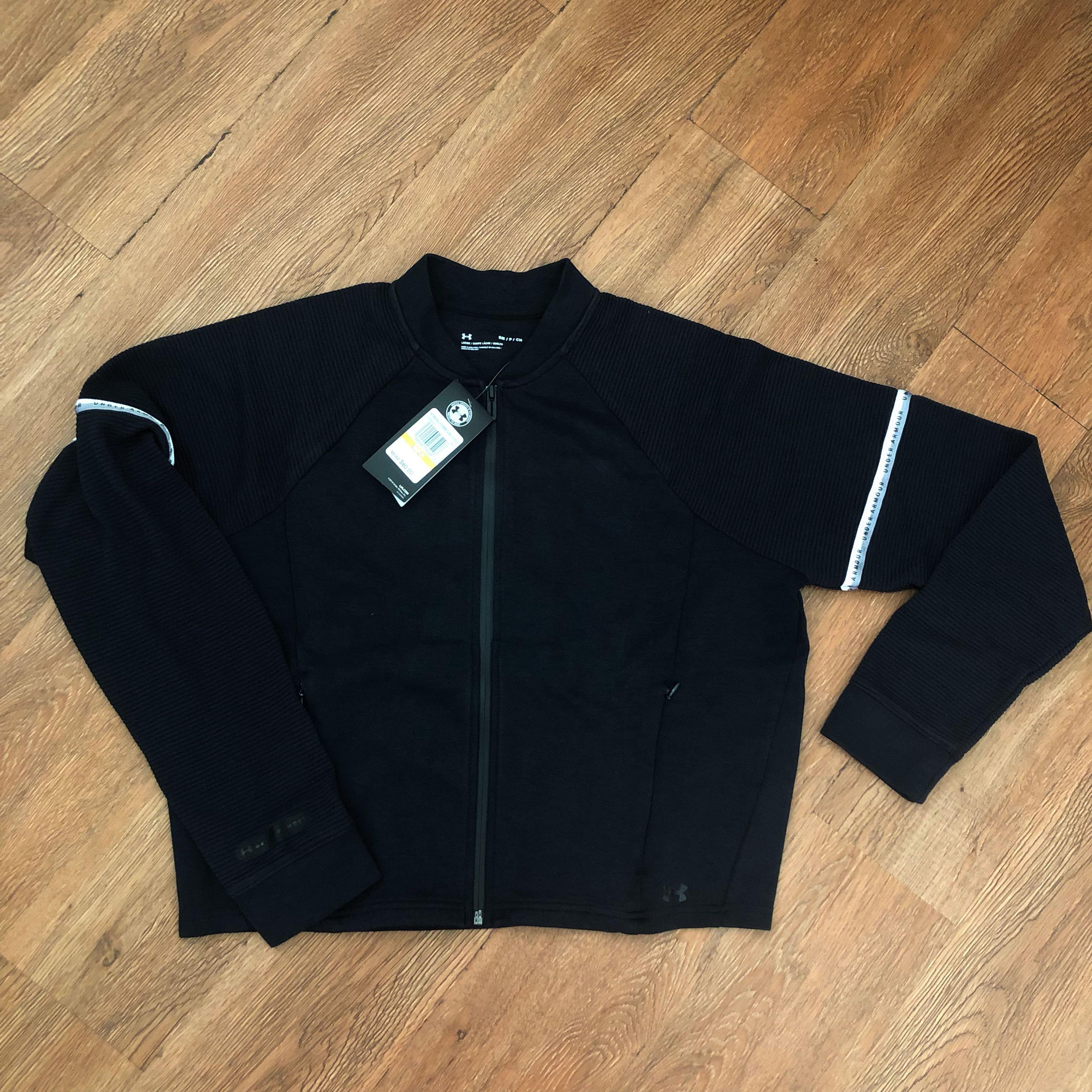 ua unstoppable double knit bomber