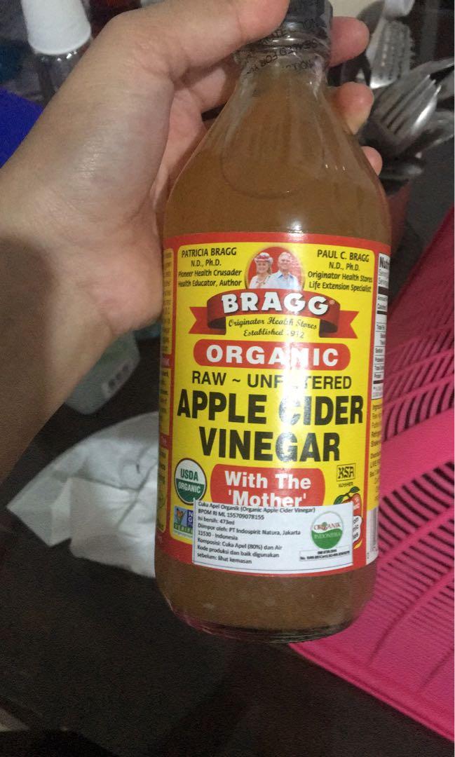 Bragg Apple Cider Vinegar ORIGINAL 100, Makanan & Minuman, Minuman