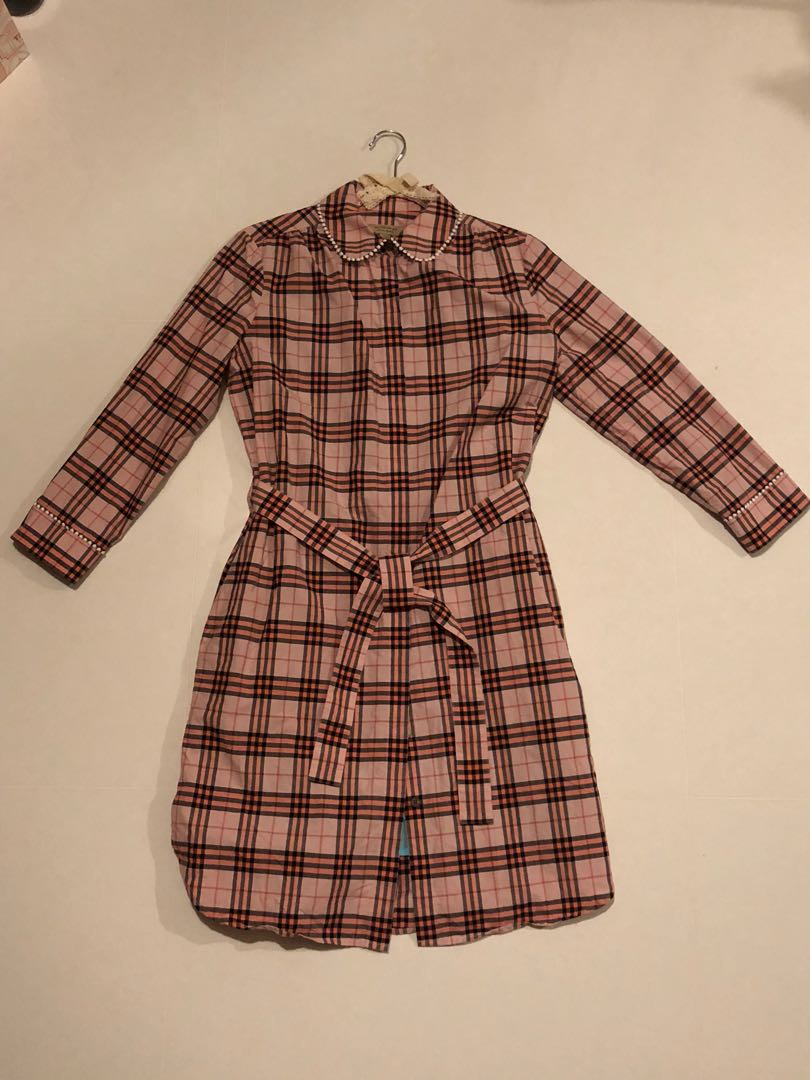 burberry pink dress