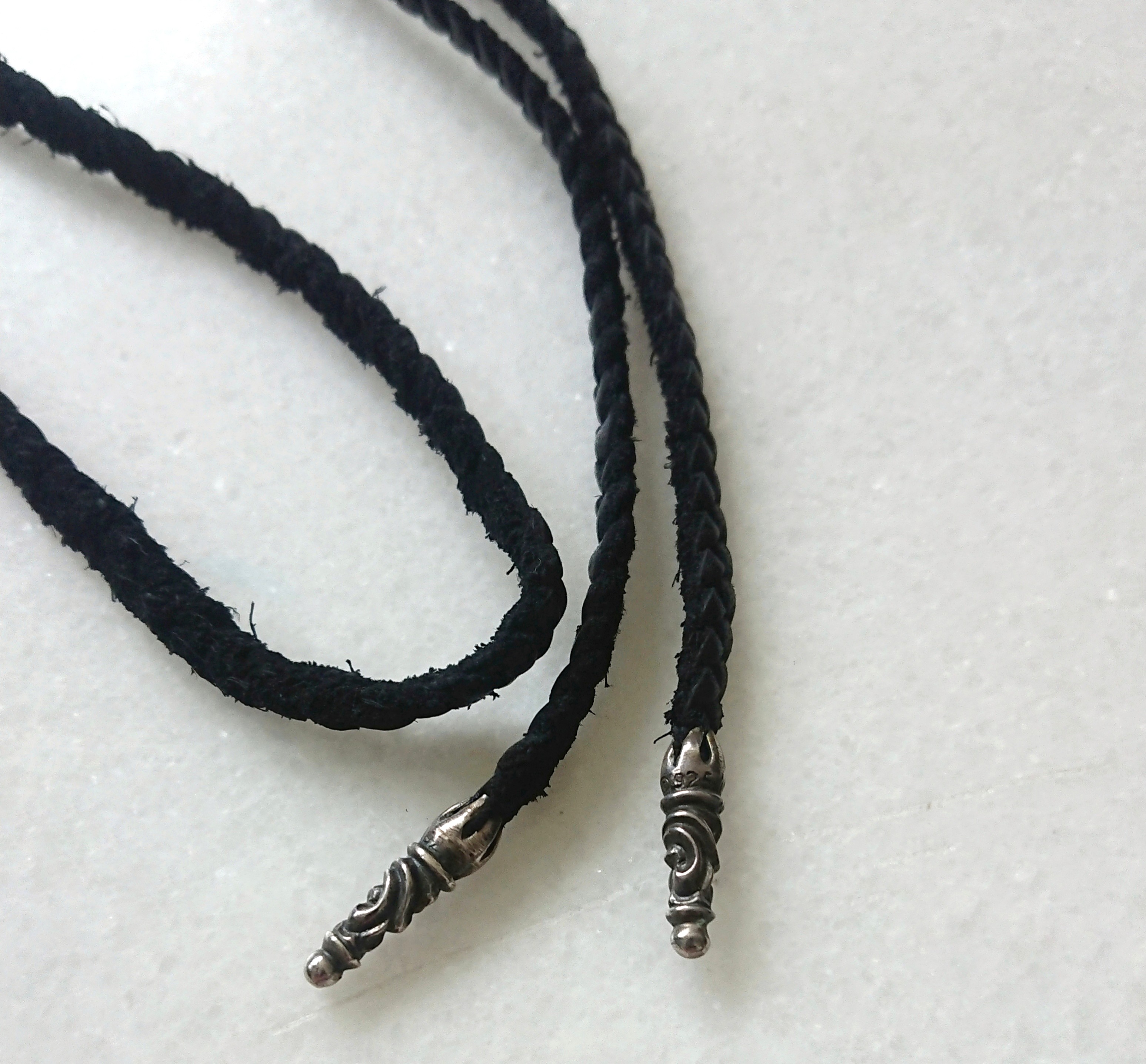 Chrome hearts new arrivals leather necklace