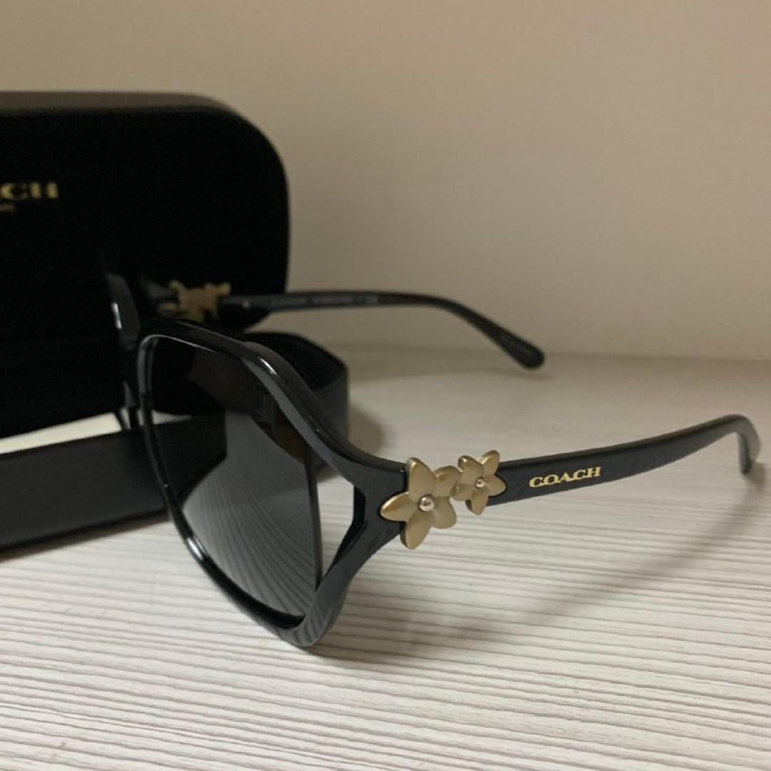 COACH INTEGRATION FLOWER SUNGLASSES COACH L1033 BLACK